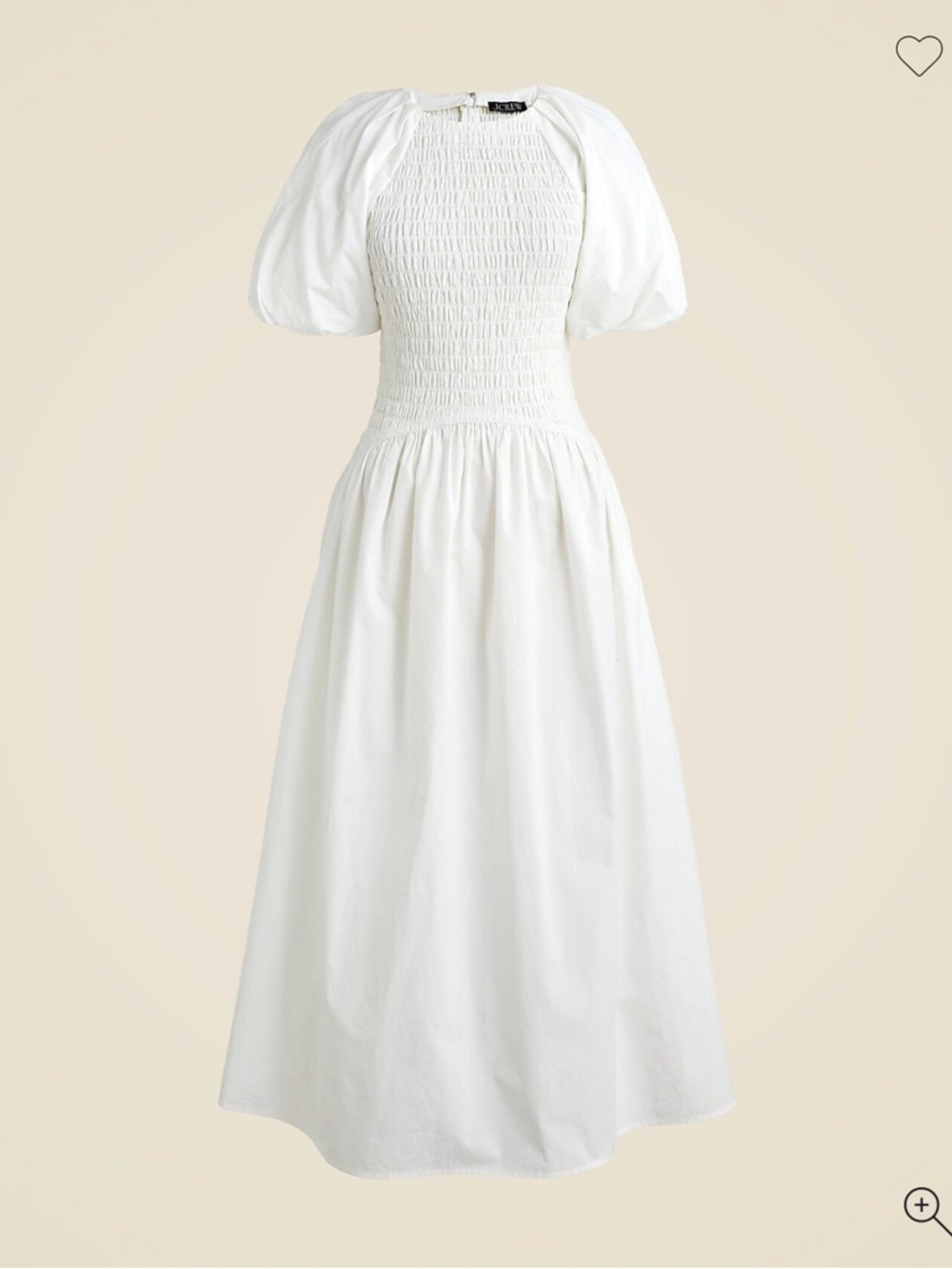 J. Crew Meadow dress in cotton poplin, MP